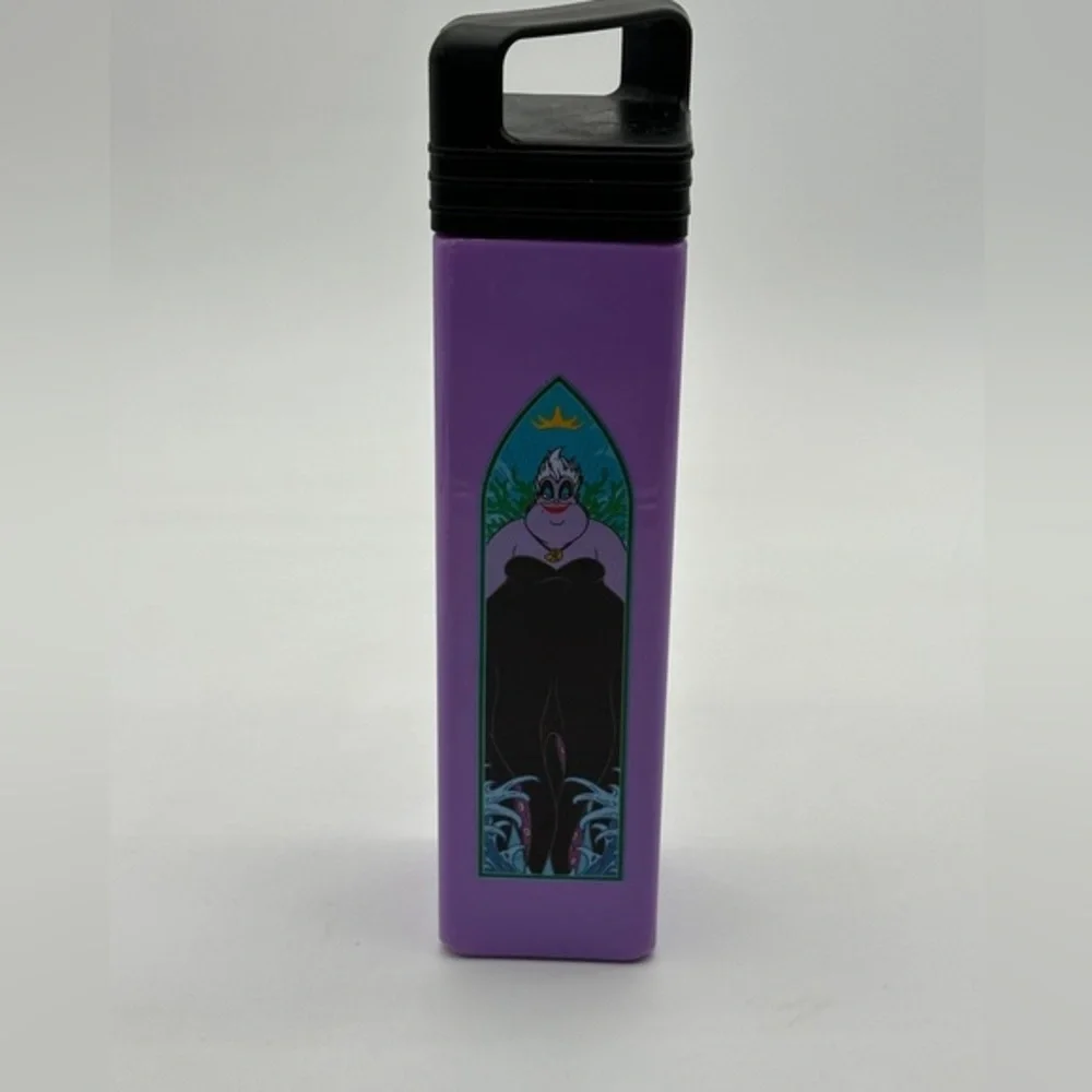 Square 25oz‎ Disney Villains Purple Bottle Cruella Ursula, Maleficent Fast Ship